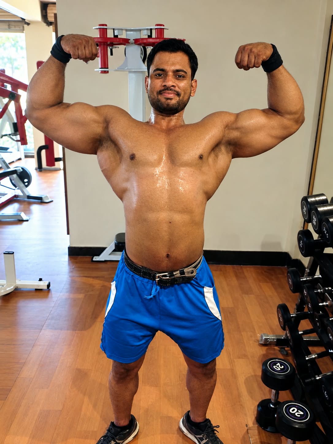 Ali Irfan bodybuilding at I Gym and Fitness Store