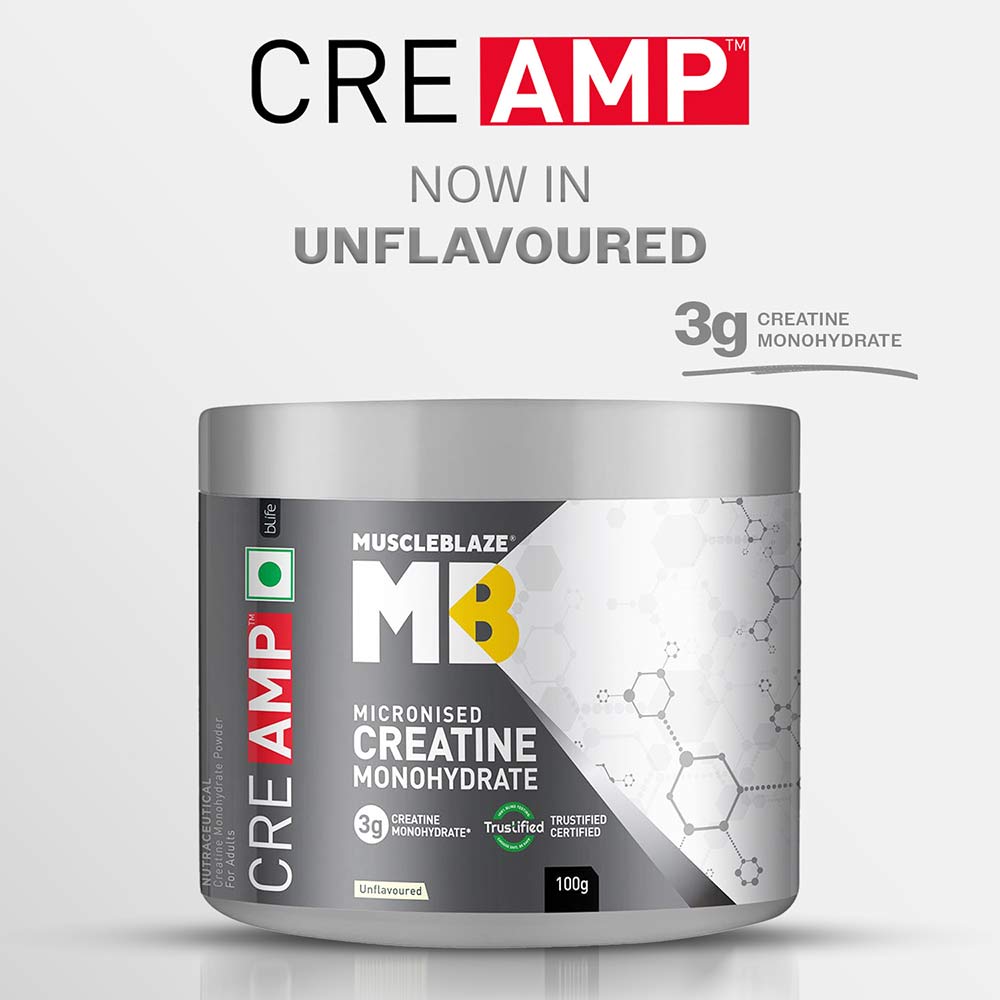 MuscleBlaze MB CreAMP Micronised Creatine Monohydrate