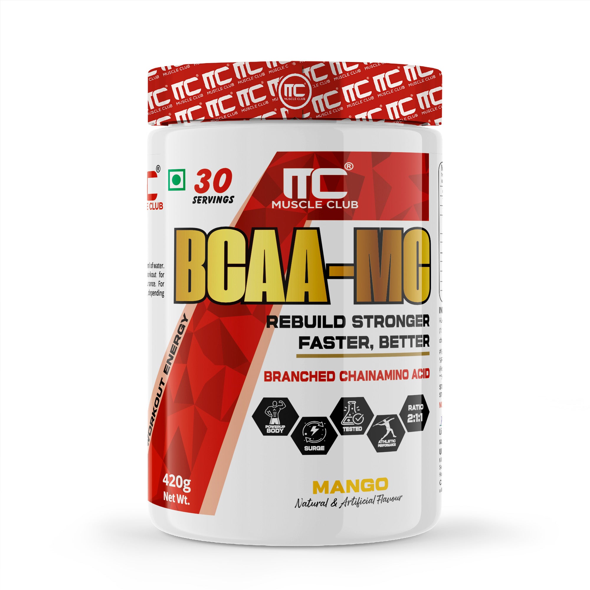 Muscle Club BCAA supplement